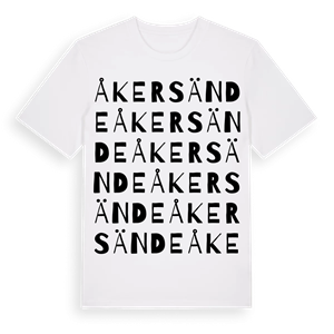 Åkersände ordlek t-shirt – ekologisk bomull t-shirt från Pinshirt