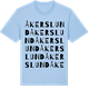 Blue Soul t-shirt med Åkerslund ordlek t-shirt