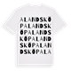 Alandsköp ordlek t-shirt