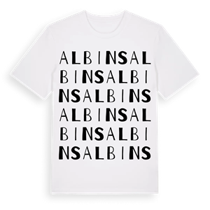 Albins ordlek t-shirt – ekologisk bomull t-shirt från Pinshirt