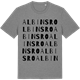 Mid Heather Gray t-shirt med Albinsro ordlek t-shirt