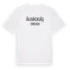 White t-shirt med Ålebäcksås i Sverige t-shirt