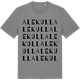 Mid Heather Gray t-shirt med Alekull ordlek t-shirt