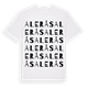 Alerås ordlek t-shirt