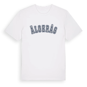 Älgerås college t-shirt – ekologisk bomull t-shirt från Pinshirt