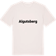 Vintage White t-shirt med Algutsberg fetstil t-shirt