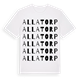 Allatorp ordlek t-shirt