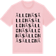 Pink Cotton t-shirt med Ällenäs ordlek t-shirt