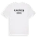 White t-shirt med Almagården i Sverige t-shirt