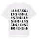Almsäng ordlek t-shirt