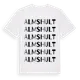White t-shirt med Almshult ordlek t-shirt