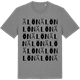 Mid Heather Gray t-shirt med Älön ordlek t-shirt