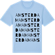 Blue Soul t-shirt med Amsterdam ordlek t-shirt