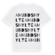 Amundshylte ordlek t-shirt