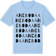 Blue Soul t-shirt med Aneboda ordlek t-shirt