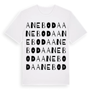 Aneboda ordlek t-shirt – ekologisk bomull t-shirt från Pinshirt