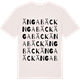 Vintage White t-shirt med Ängabäck ordlek t-shirt