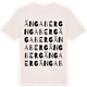 Vintage White t-shirt med Ängaberg ordlek t-shirt
