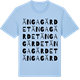 Blue Soul t-shirt med Ängagärdet ordlek t-shirt