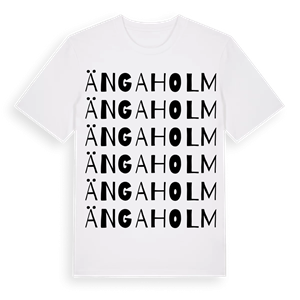 Ängaholm ordlek t-shirt – ekologisk bomull t-shirt från Pinshirt