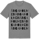 Mid Heather Gray t-shirt med Ängaholmen ordlek t-shirt