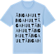 Blue Soul t-shirt med Ängahult ordlek t-shirt