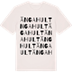 Vintage White t-shirt med Ängahult ordlek t-shirt