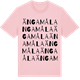 Pink Cotton t-shirt med Ängamåla ordlek t-shirt
