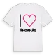 Jag älskar Änganäs t-shirt stort tryck