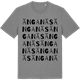 Mid Heather Gray t-shirt med Änganäs ordlek t-shirt