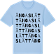 Blue Soul t-shirt med Ängaslätt ordlek t-shirt
