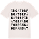 Vintage White t-shirt med Ängatorp ordlek t-shirt