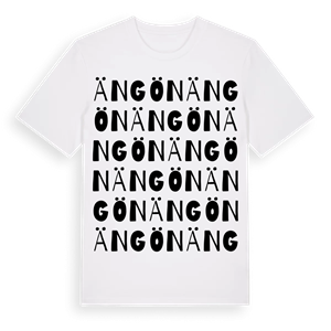 Ängön ordlek t-shirt – ekologisk bomull t-shirt från Pinshirt