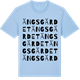 Blue Soul t-shirt med Ängsgärdet ordlek t-shirt