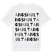 Angshult ordlek t-shirt