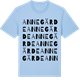 Blue Soul t-shirt med Annegärde ordlek t-shirt