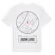 White t-shirt med Annelund t-shirt