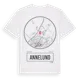 White t-shirt med Annelund t-shirt