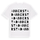 White t-shirt med Annerstad ordlek t-shirt