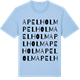 Blue Soul t-shirt med Apelholm ordlek t-shirt