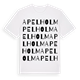Apelholm ordlek t-shirt