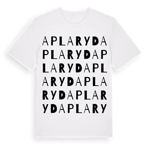Aplaryd ordlek t-shirt – ekologisk bomull t-shirt från Pinshirt