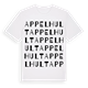 White t-shirt med Appelhult ordlek t-shirt