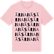 Pink Cotton t-shirt med Ärnanäs ordlek t-shirt