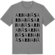 Mid Heather Gray t-shirt med Arnanäs ordlek t-shirt