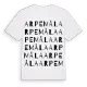 Arpemåla ordlek t-shirt