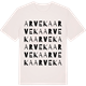 Vintage White t-shirt med Arveka ordlek t-shirt