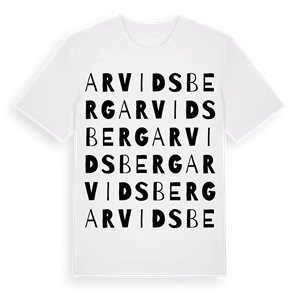 Arvidsberg ordlek t-shirt – ekologisk bomull t-shirt från Pinshirt