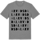 Mid Heather Gray t-shirt med Arvidsdal ordlek t-shirt