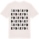 Vintage White t-shirt med Åryd ordlek t-shirt